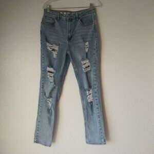 Song women's size 9/29 High Rise Medium wash mom jeans